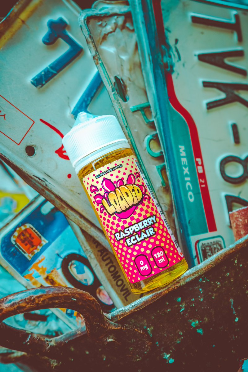 ⁠If you're looking for a classic pastry e-juice with a fruity twist, You need to try our Raspberry Eclair! Savor tart and sweet raspberries stuffed into a light choux pastry. 😋⁠
 #vapeuk #vapegermany  #vapeitaly #vapespain #loadedejuice #letsgetloaded