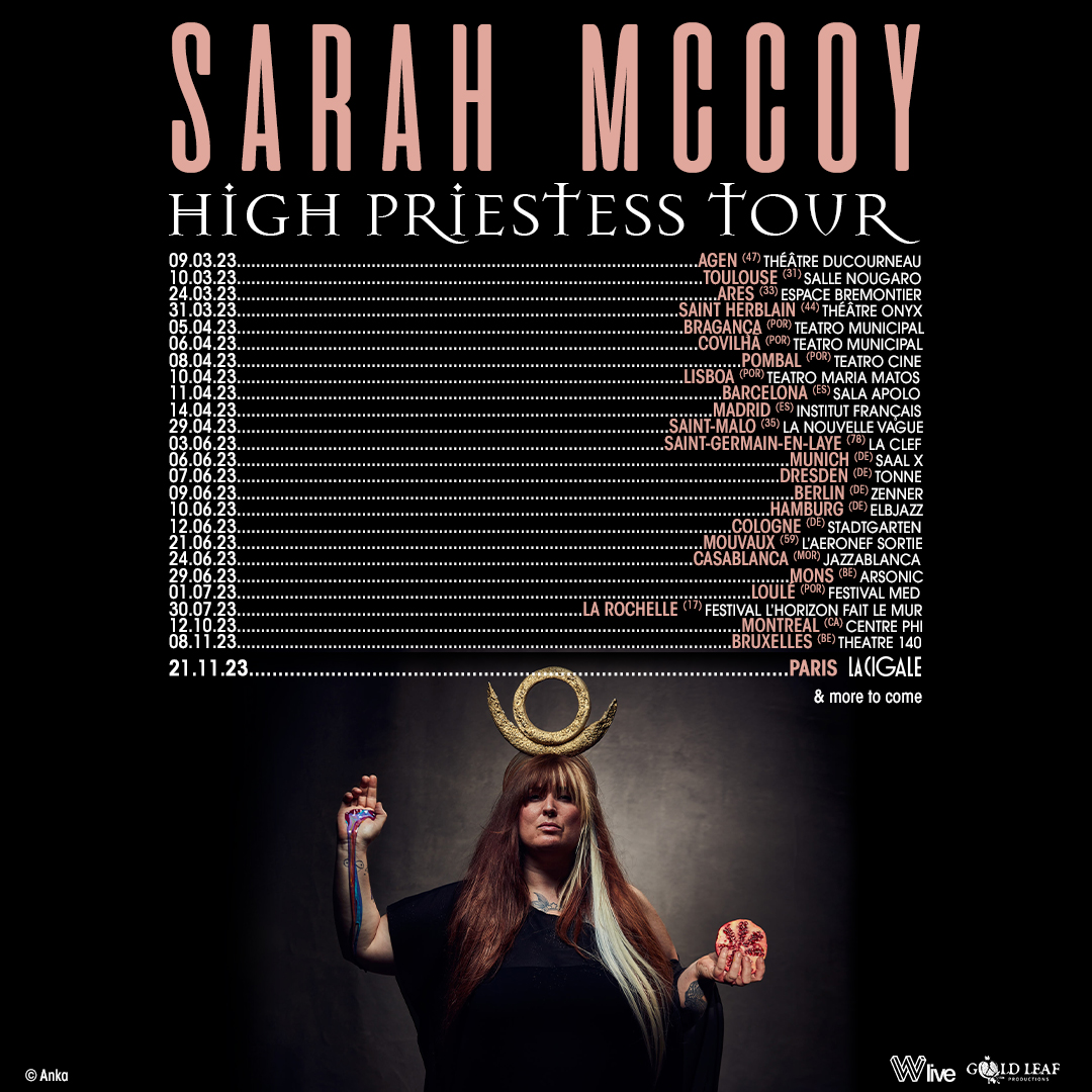 I'll be touring all around the world this year and I could not be happier 🔥 Catch me where you're at ! Get your tickets now 👉 SarahMcCoy.lnk.to/tour 🎟️ W Spectacle