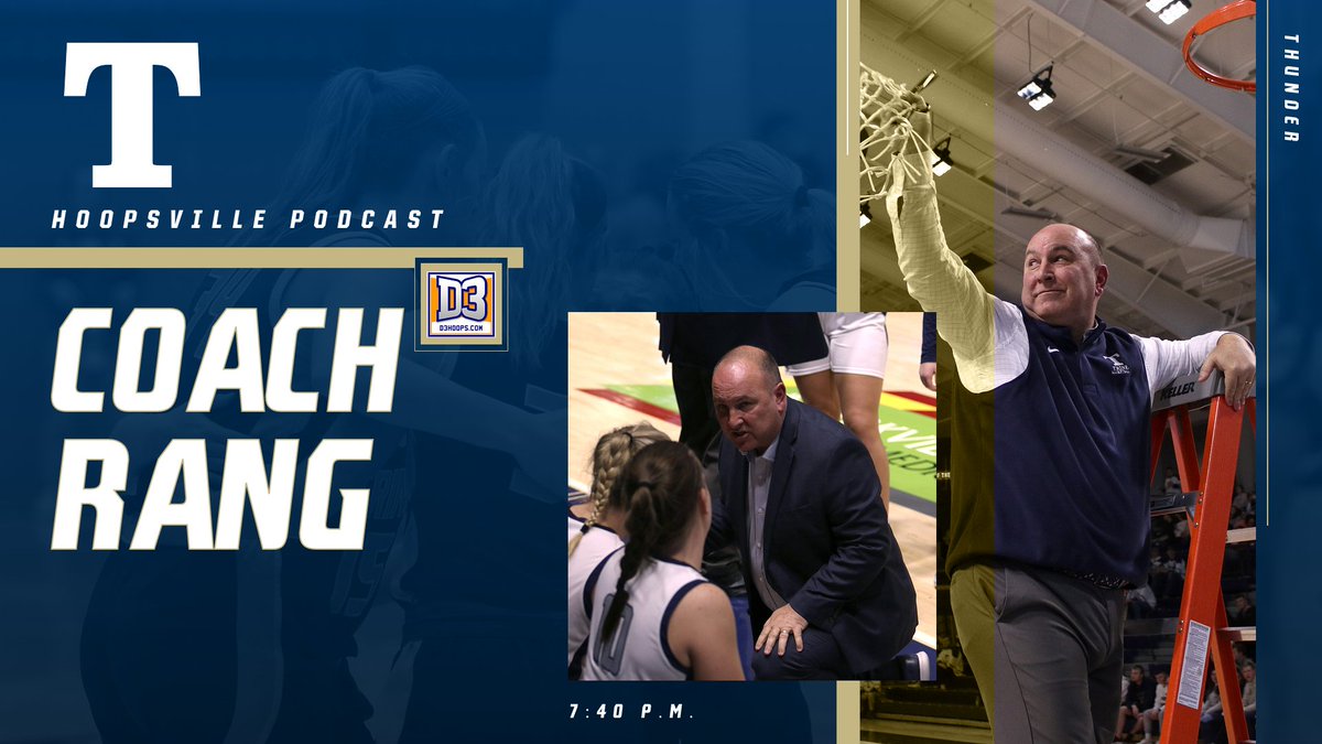 Our very own Coach Rang is going to be appearing on the Hoopsville podcast TONIGHT at 7:40 pm as the team preps for their NCAA Tournament game against NYU tomorrow! Tune in at d3hoops.com