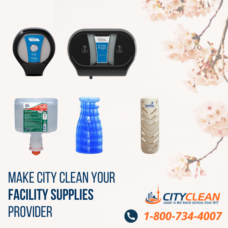city_clean's tweet image. As winter draws to a close, embrace the arrival of spring by revitalizing your mats and ensuring a full stock of supplies for your facility! 

Contact City Clean today to order: 

📞 1-800-734-4007  
🌐 bit.ly/3FUszYx  

#cityclean #facilitiessupply #facilitysupply #GTA