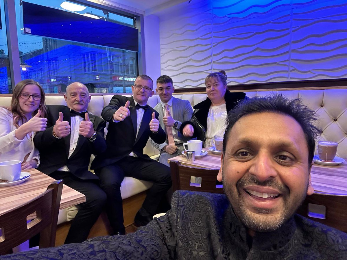 NybbleLtd's tweet photo. Depher from Burnley! Having some fish n chips🍟
They’re up for the not for profit award. Wish them luck! @redroseawards 

#RRA23 #Nybble #Elbbyn #letsdoitforram https://t.co/zD7Sjk022E