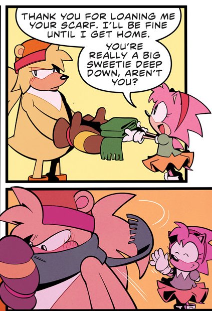 Amyrosesimp1's tweet image. Its weird to me when people say they like classic amy,but they say they don't like modern Amy... they are basically the same character and Classic Amy only got her personality now because of modern Amy lol

I think the biggest difference is that classic Amy was never flanderized