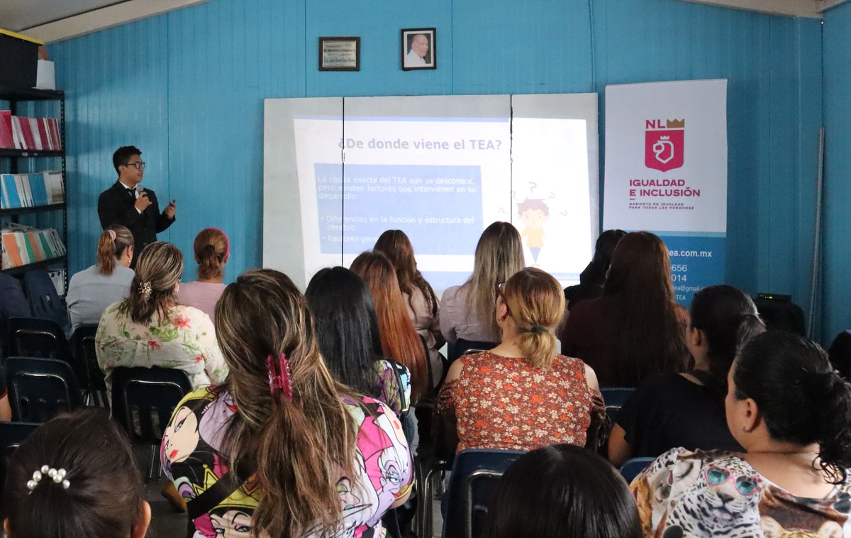 Planeta_TEA's tweet photo. Platica "Explorando el Autismo: Un viaje de descubrimiento" en el municipio de García, el 8 de marzo. 
#PTEA #fundacionplanetatea #autismo #inclusion https://t.co/4Do0ooTPLg