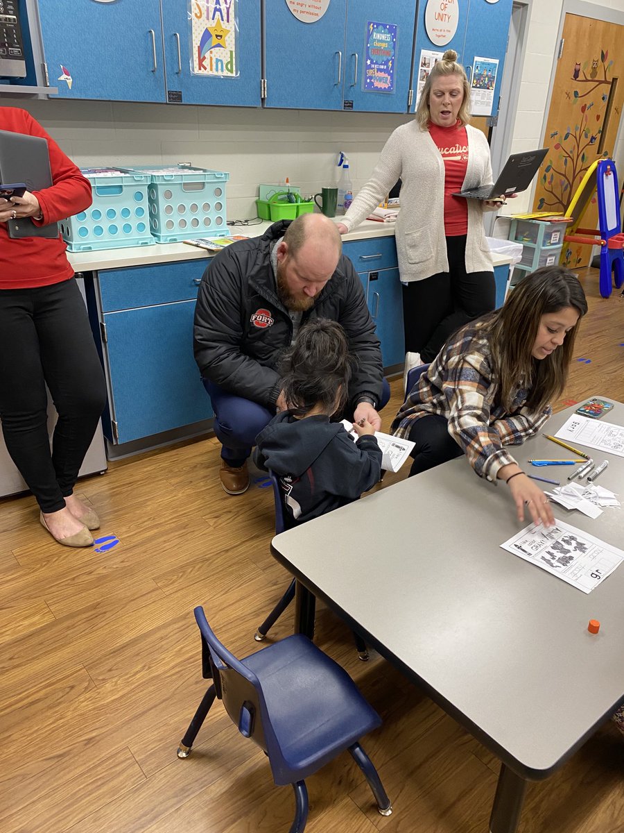 Mr. Dudley is always the kids’ favorite administrator when we visit Woodland ECC for Admin PLC Walkthroughs. <a href="/Dudley3385/">Zach Dudley</a> #onedistrictoneteam