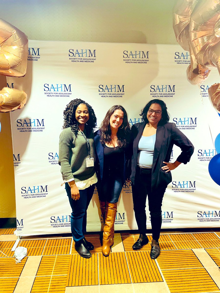 A child+adolescent psychiatrist @uanenimd, a pediatrician w a specialty in addiction med @DrDeepaCamenga, + a school-based provider (me) gave a workshop on best practices for collaborating + engaging w youth arnd #mentalhealth + #substancemisuse in schools #SAHM23 #teamscience 🤩