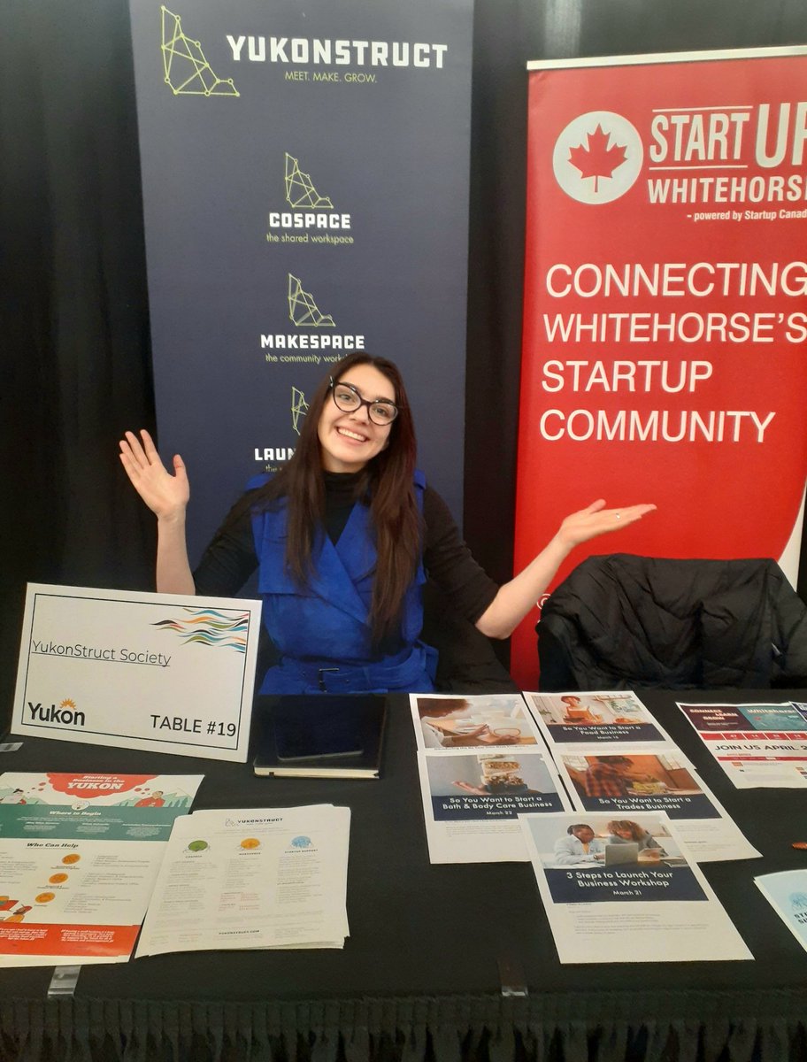 Come visit us today at @EcDevYukon's funders meet & greet free event at KDCC and learn about how we can help you start or grow your #business! #yukon