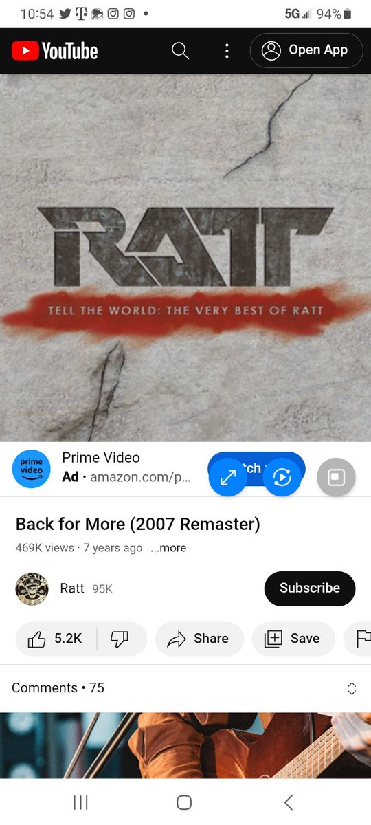 FalloutMetal's tweet image. Song of the day &amp;lt;&amp;gt; "Back for More" by Ratt. youtu.be/58x4Y5tLTSo