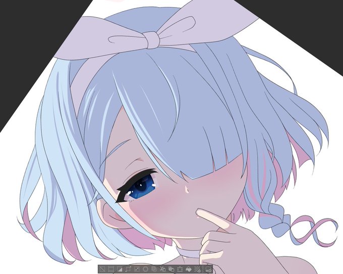 アロナwip
今までと違う塗りを試していると脳の使われてない所が使われている感じがして疲れる～～ 