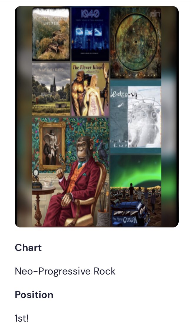 epicprogradio's tweet image. Haven&apos;t listened yet… currently number 1 on the Neo-Progressive Rock chart on Mixcloud Epics for all Time No.357  #progressiverock #progrock #mixcloudcharts #longtracks #newprogressivemusic                mixcloud.com/rush53/epics-f…