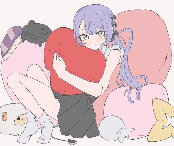 フィグ先!?!?!?一切曇ってる描写のない主人公皆のホグ配信みるのたのしみ 