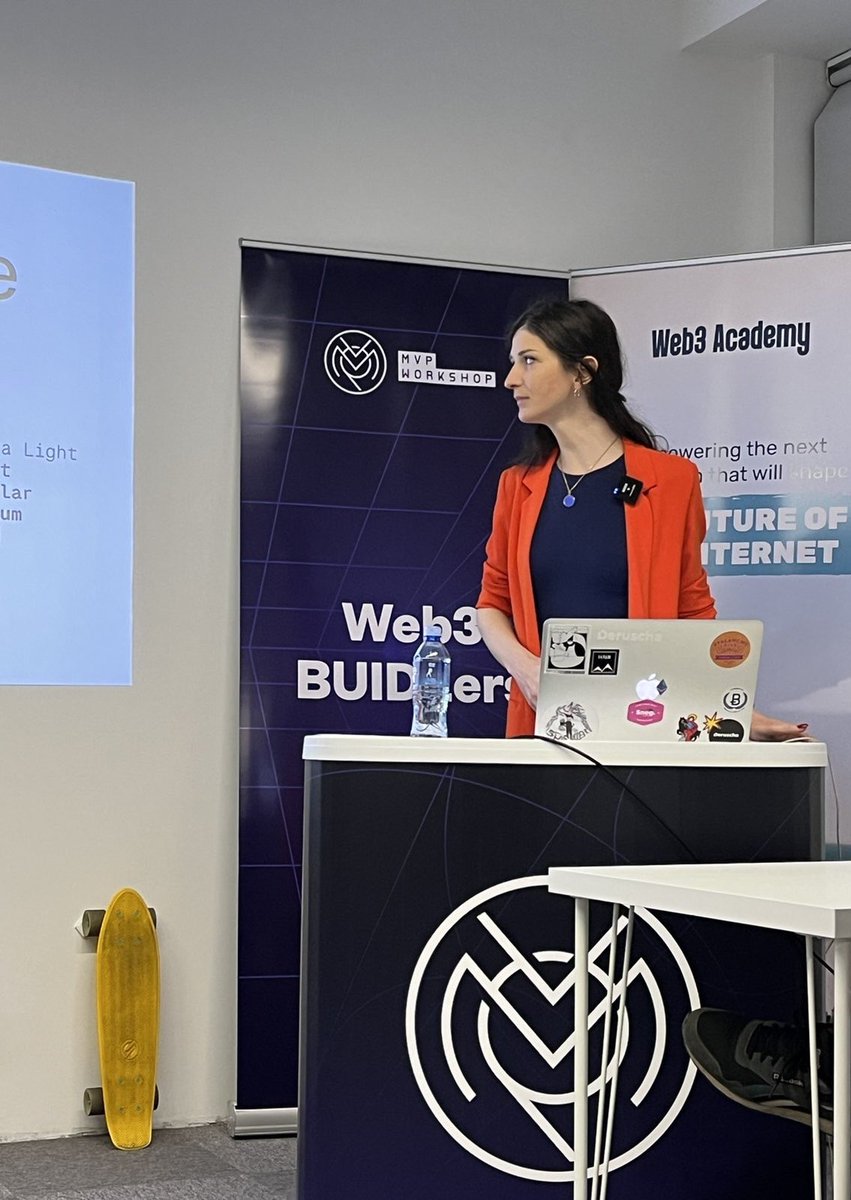 marija_031's tweet image. Yesterday, I had an amazing experience lecturing on #Web3Academy, where I covered topics on product design best practices, design syles, and types of dapps. Huge thanks to @milicadesigner and @mvpworkshop for giving me the opportunity to share my knowledge!