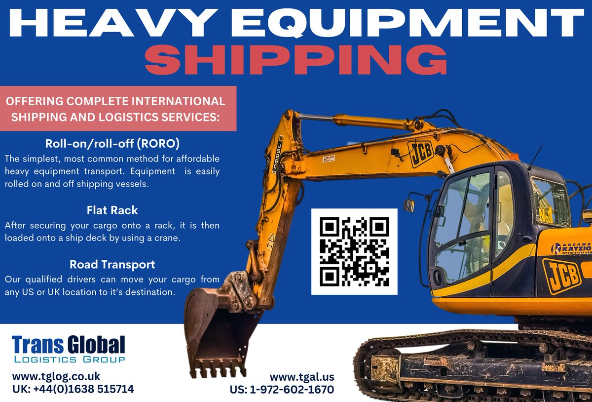 Are you attending #CONEXPO in #LasVegas this March? If you are purchasing Heavy Equipment & Machinery at CONEXPO and will be shipping from USA to UK or EUROPE we are ready to assist you! Speak to us today! tgal.us 972-559-3202 info@tgal.us #Logistics #Shipping