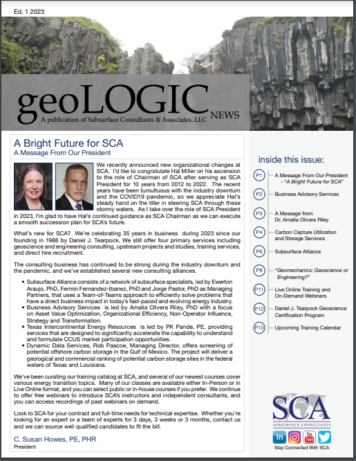 scacompanies's tweet photo. Read the 2023 First Edition of the geoLOGIC news from SCA here: https://t.co/mon6lLpsBW #organizational #change #future #business #advisory #service #CCUS #carboncapture #geomechanics #engineering #geoscience #webinars #liveonlinetraining #certification #training #calendar https://t.co/eawYShsMJq