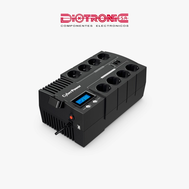 diotronic1's tweet photo. ⚡ 𝐂𝐲𝐛𝐞𝐫𝐏𝐨𝐰𝐞𝐫 𝐁𝐑𝟏𝟎𝟎𝟎𝐄𝐋𝐂𝐃 ⚡
Topología UPS: Línea interactiva. Capacidad de potencia de salida (VA): 1000 VA. Potencia de salida: 600 W. Tipo de salida AC: Tipo E. Cantidad de salidas AC: 8 salidas AC.
#cyberpower #diotronic https://t.co/VtSg0wGMUf