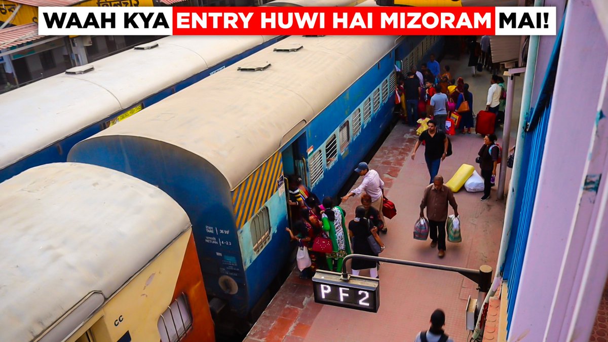 real_eKdin's tweet photo. Mizoram Mai Entry hote hi station mai sona pada!
First impression of Mizoram?
Waah kya entry huwi hai Mizoram mai??
https://t.co/jTUttZ50LO
#bairabi #mizoram #railway #indianrailways #railwayemployee #railwaystation #sleep #camping #northeast #trending #viral #travelvlog https://t.co/tVZL7poWbX