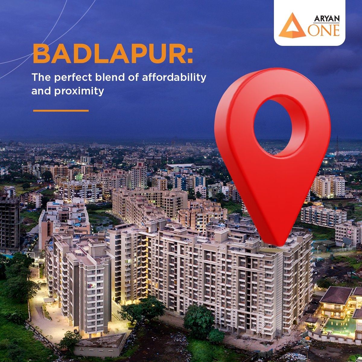 AryanOneHousing's tweet photo. With a cosmopolitan ambience, good connectivity and a variety of housing projects like Aryan One, Badlapur in Maharashtra’s Thane district is a great place to live and invest in. Don't miss out on the opportunity to be a part of this thriving community.
#aryanone #homes #badlapur https://t.co/dBoN1HJ1NE