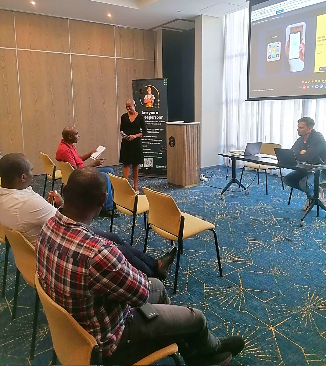 HomePlus_Africa's tweet image. Wrapping up the session with final words from Xanadu, the @HomePlus_Africa Learning &amp;amp; Development Specialist. And of course, our COO Shannon taking all the notes of all the insightful feedback 🔥

#HappeningNow #HomePlusHeroes #HomePlusApp