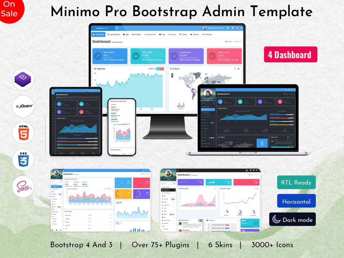 MultiStoreTheme's tweet photo. Minimo Pro is a Premium Admin Template. 

 https://t.co/SfzVeg3iOf

#envato #themeforest #Bootstrap4 #opensource #uxdesign #interface #uidesign #inspiration #webdesign #userinterface #dailyui #uiuxgifs  #Bootstrap4Admin #Bootstrap4AdminDashboard #CMSdashboard #AnalyticalDashboard https://t.co/CQSKlJmlZB