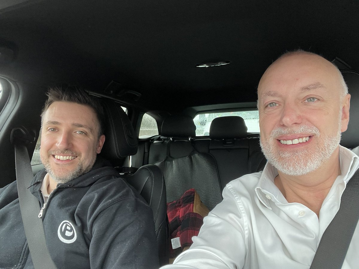 AndrewScottGB's tweet image. Weather might be crazy, but it’s not stopping @SamCrossPurplex and I visiting one of our longest standing clients @dekkowindows in Manchester for a strategy meeting and night out.