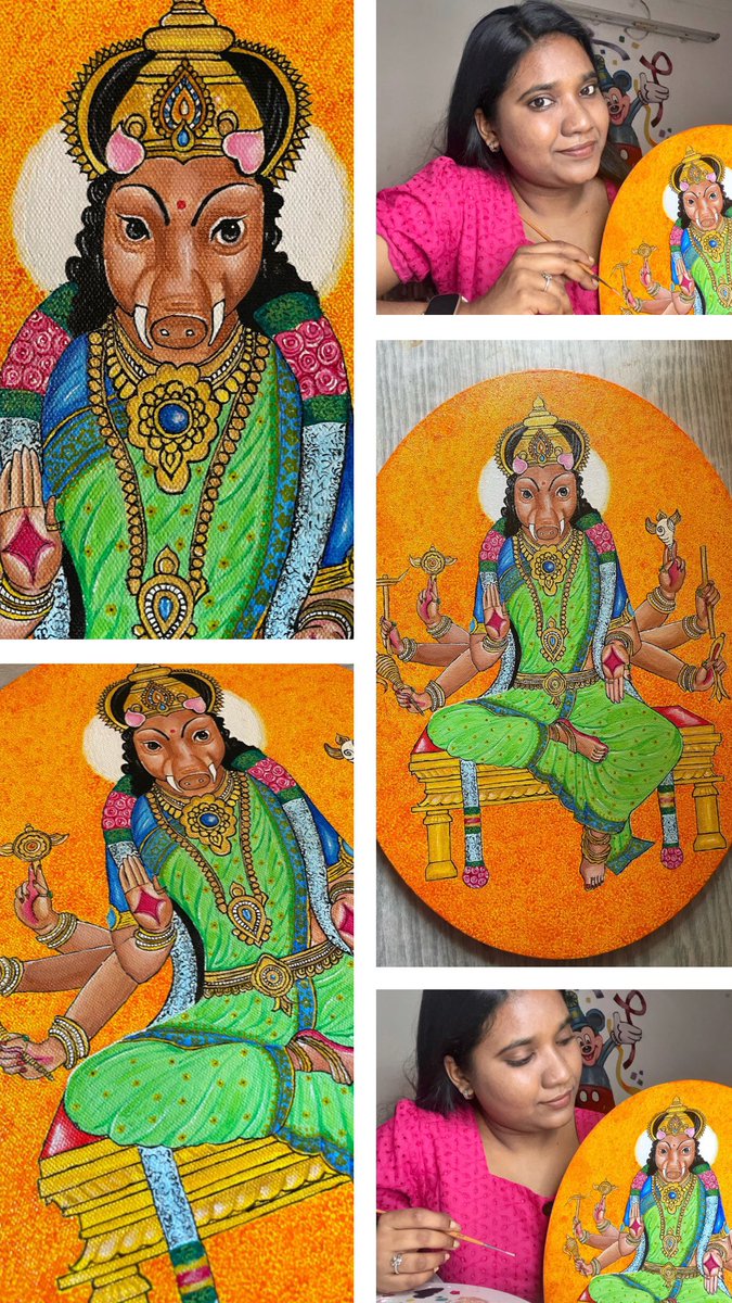 Ge

#arttherapy #varahi #acryliconcanvas