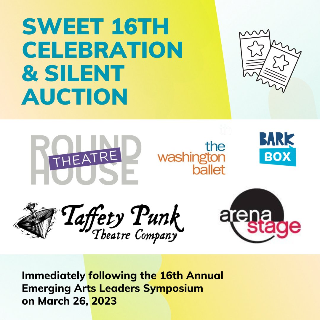 Have you heard? We turn 16 this year!  🥳 Immediately following the symposium events, we’ll gather together to unwind with snacks, drinks, music, and a silent auction. Here's a preview of the silent auction items! Link in our bio to purchase! 🎉

#EALS2023 #ARTSENGAGE #SWEET16