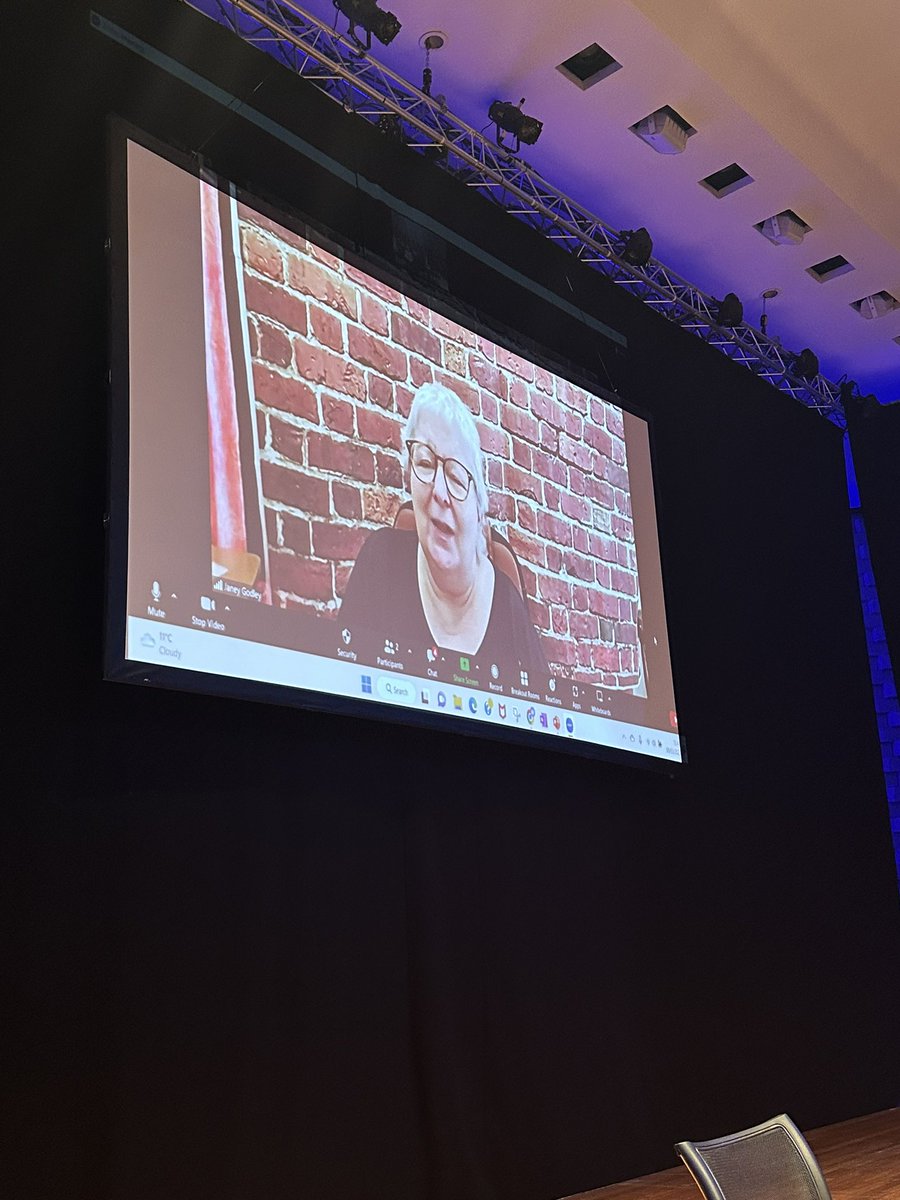 Such a moving story from <a href="/JaneyGodley/">Janey Godley</a> about her journey with #OvarianCancer . Part of the #DorsetWomensHealthSymposium talking all things #WomensHealth #DWHS2023