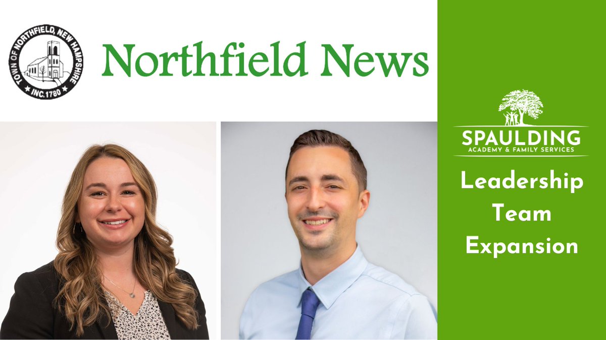 Would you like to learn about the new Director of Development &amp; Community Relations and Director of Admissions at Spaulding Academy &amp; Family Services? Read the full press release in the March edition of Northfield News: bit.ly/3J2VHRa