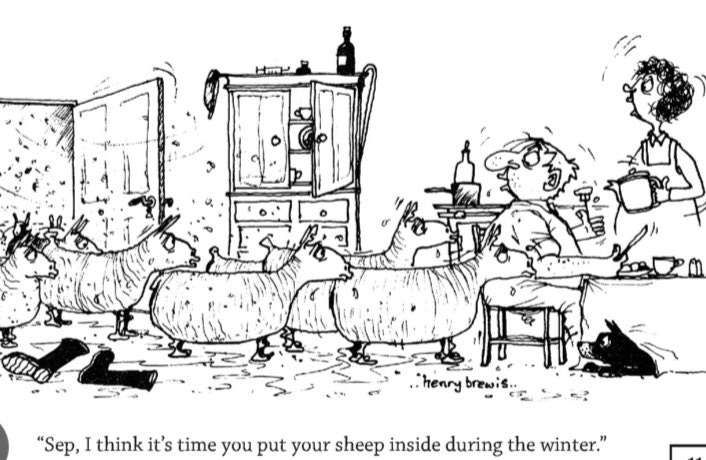 #HenryBrewis certainly knew #sheep and #badweather #Snowdays 😊 #ThrowbackThursday