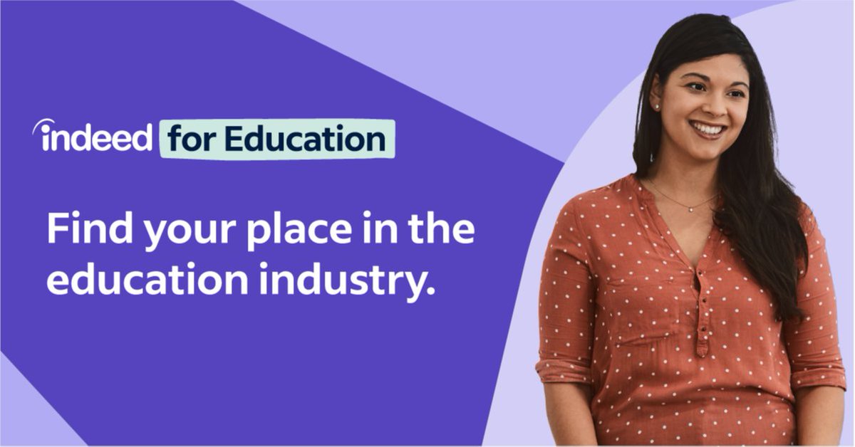 When the White House asked Indeed to help them address our country’s long-standing educator shortage, we stepped up. If you know someone looking for a new career, there are tons of opportunities in education. indeedhi.re/3SHxK53
#IndeedForEducation indeedhi.re/3J3E6Yn