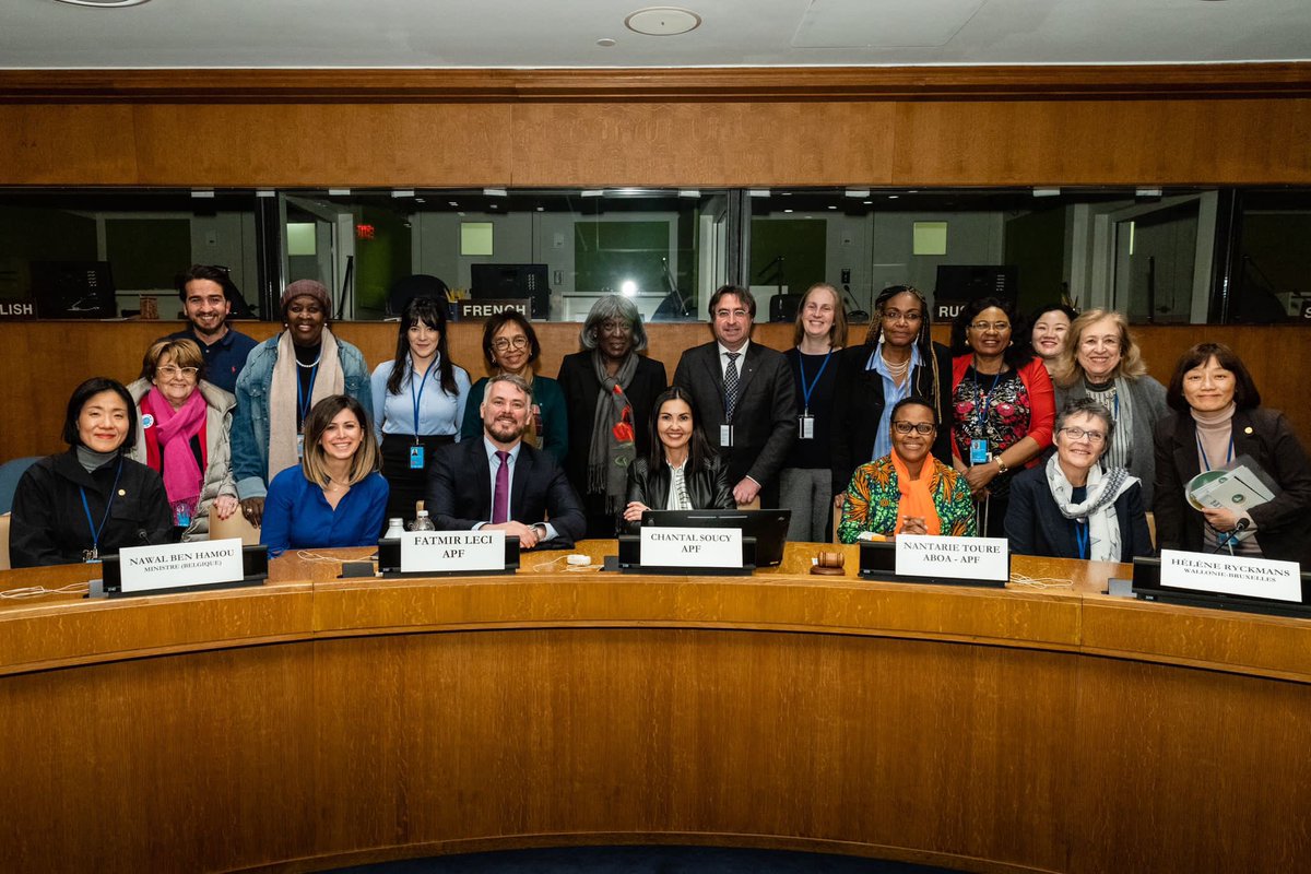 Nous avons eu l'honneur pour la deuxième fois de pouvoir présenter MolenGeek aux nations unies.

Cette fois ci nous avons pu partager notre travail concernant l'inclusion des femmes dans les technologies.  
<a href="/APFfrancophonie/">APF. Francophonie</a>