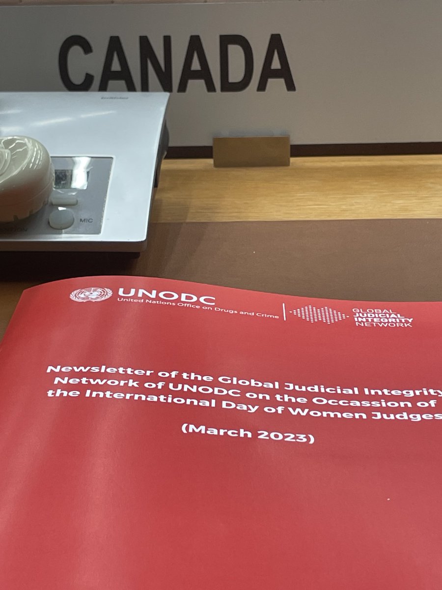 As an international lawyer, I have a shameless bias towards these kinds of events!  Thx to ⁦@UNODC⁩ for shedding light on the #InternationalDayOfWomenJudges and on the essential need for women in the judiciary worldwide. #RulesBasedInternationalOrder