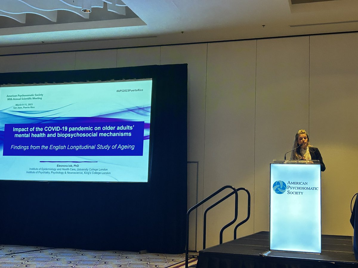 Kimberly Dienes (@kimberlydienes) on Twitter photo Dr Eleonora Iob <a href="/Eleonora_Iob/">Eleonora Iob</a> (<a href="/KCL/">KCL</a> @UCL) discussing the biopsychosocial impact of the coronavirus pandemic on older adults @connectAPS #aps2023puertorico Dr Eleonora Iob <a href="/Eleonora_Iob/">Eleonora Iob</a> (<a href="/KCL/">KCL</a> @UCL) discussing the biopsychosocial impact of the coronavirus pandemic on older adults @connectAPS #aps2023puertorico