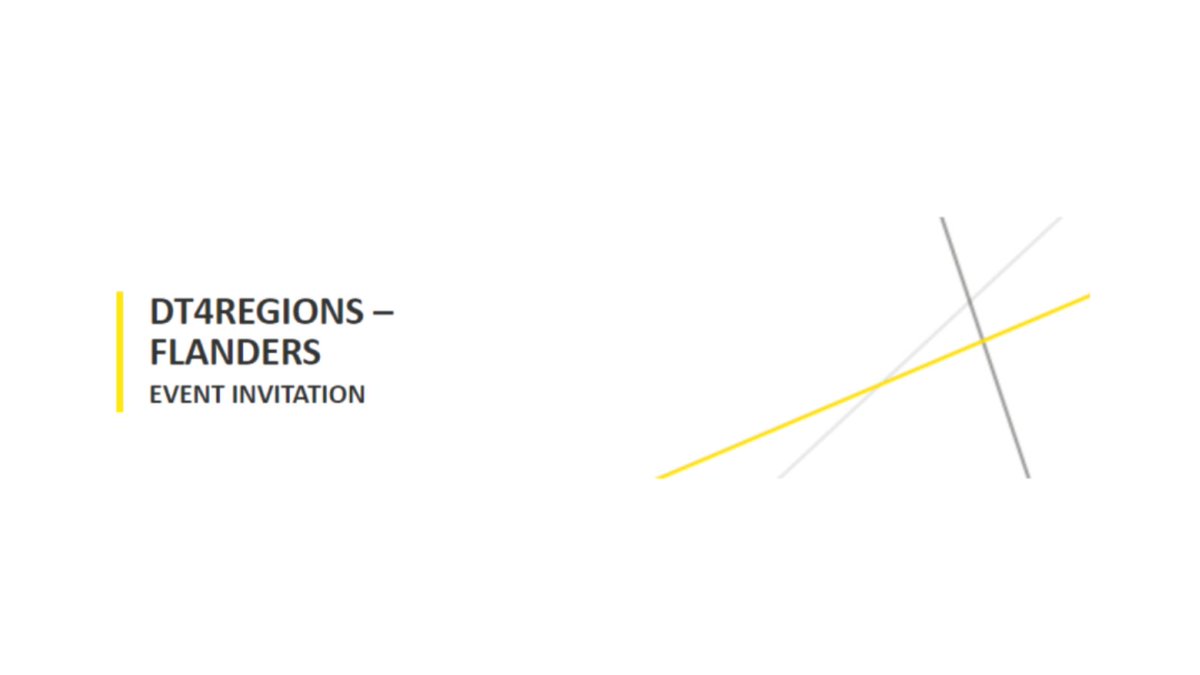 Want to learn how #DT4REGIONS can help the digital transformation of governments? 🤨

➡ Join our partner <a href="/digi_vlaanderen/">Digitaal Vlaanderen</a>'s local DT4REGIONS event on 20 March!

📌Featuring a keynote speech on #AI and #ethics from <a href="/RobHeyman/">Rob Heyman</a> 🤖

Learn more here: bit.ly/3ZSUqlr