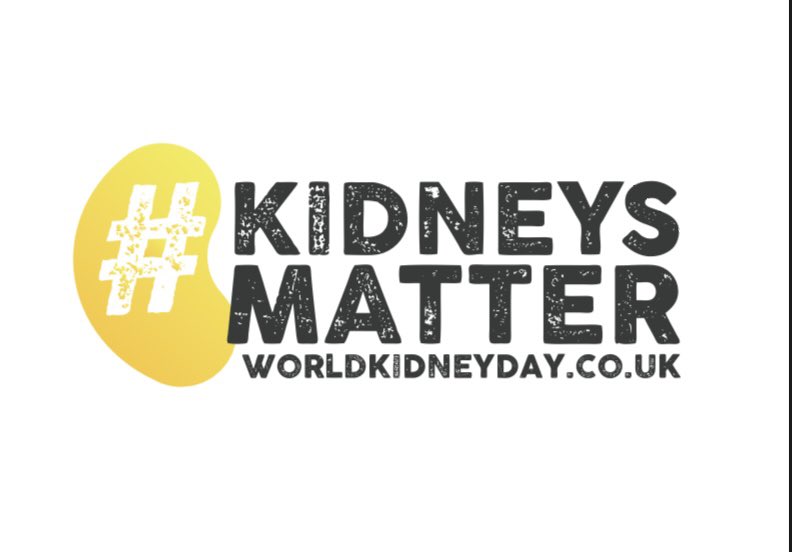 Please take a moment today to share some #kidney health facts with someone who isn’t already part of the #renal world! So much info out there from amazing healthcare & charity orgs around the world, just follow the #WorldKidneyDay hashtag #ckd #dialysis #transplant #kidneysmatter