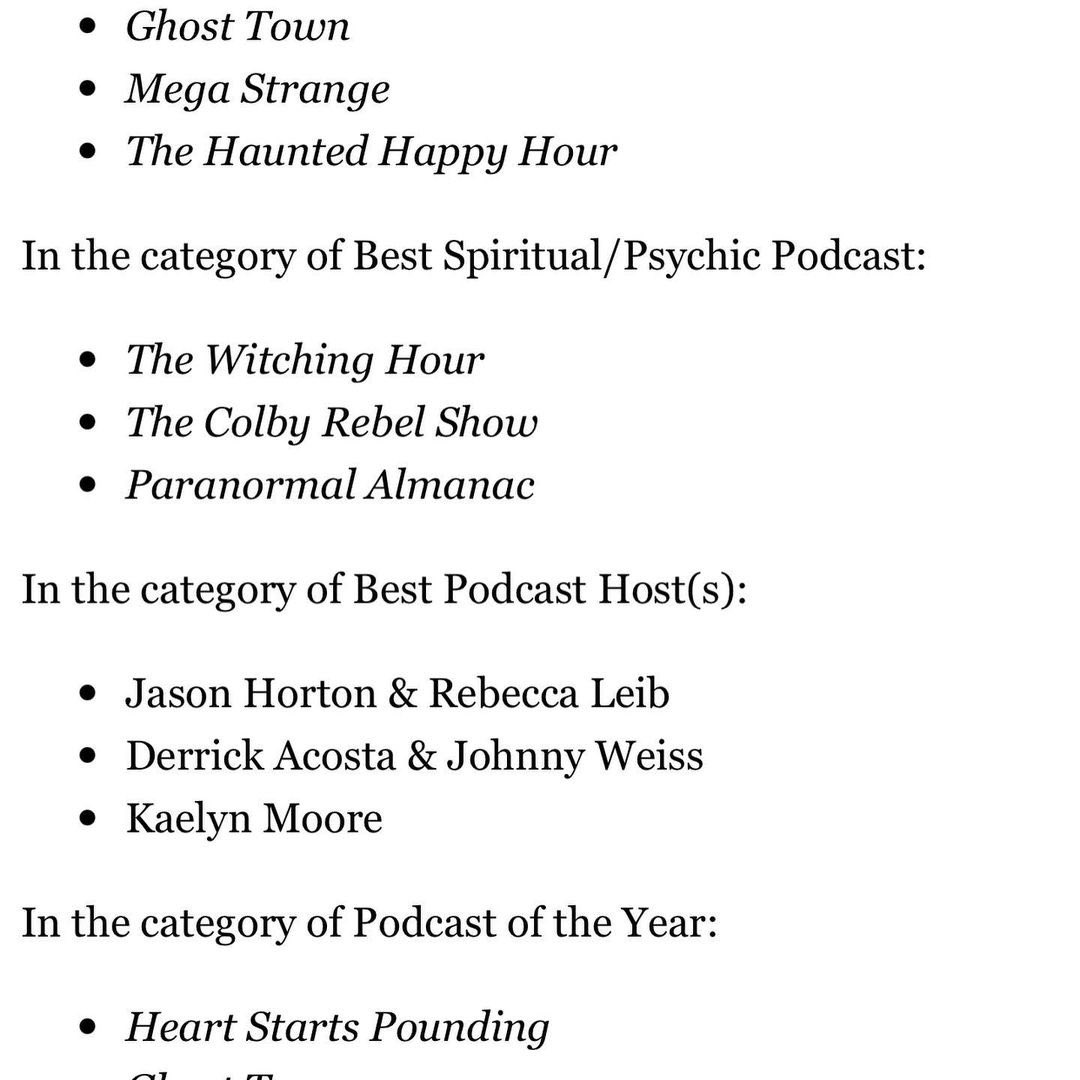 PattiNegri's tweet image. I got TWO nominations! Excited. Honored. Blown away 

Huge congratulations to client @pattinegri on her @parapodfestival #nominations via @deadline 
@PattiNegri @Co_Conspiracy @lynkpublicrela1 @PARAFlixx  @MagickusU  

#lynkpr #getnoticed #press #celebrity #lovemyjob #celebrities…