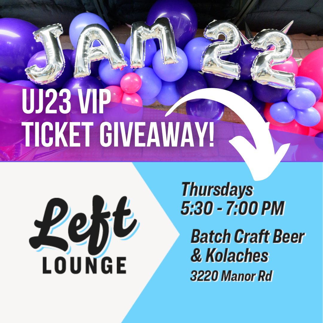 JoinUnified_us's tweet photo. 📢#UNIFIEDJAM2023 TICKET GIVEAWAY!!!
🎟️Come to Left Lounge Happy Hour TONIGHT with our founders @Shiondev and @JeremyCivitech to enter the chance to win a FREE VIP TICKET!
Shout out to our friends @getshire for providing this awesome opportunity to #JOINTHEJAM! https://t.co/IsXVt3MSlL