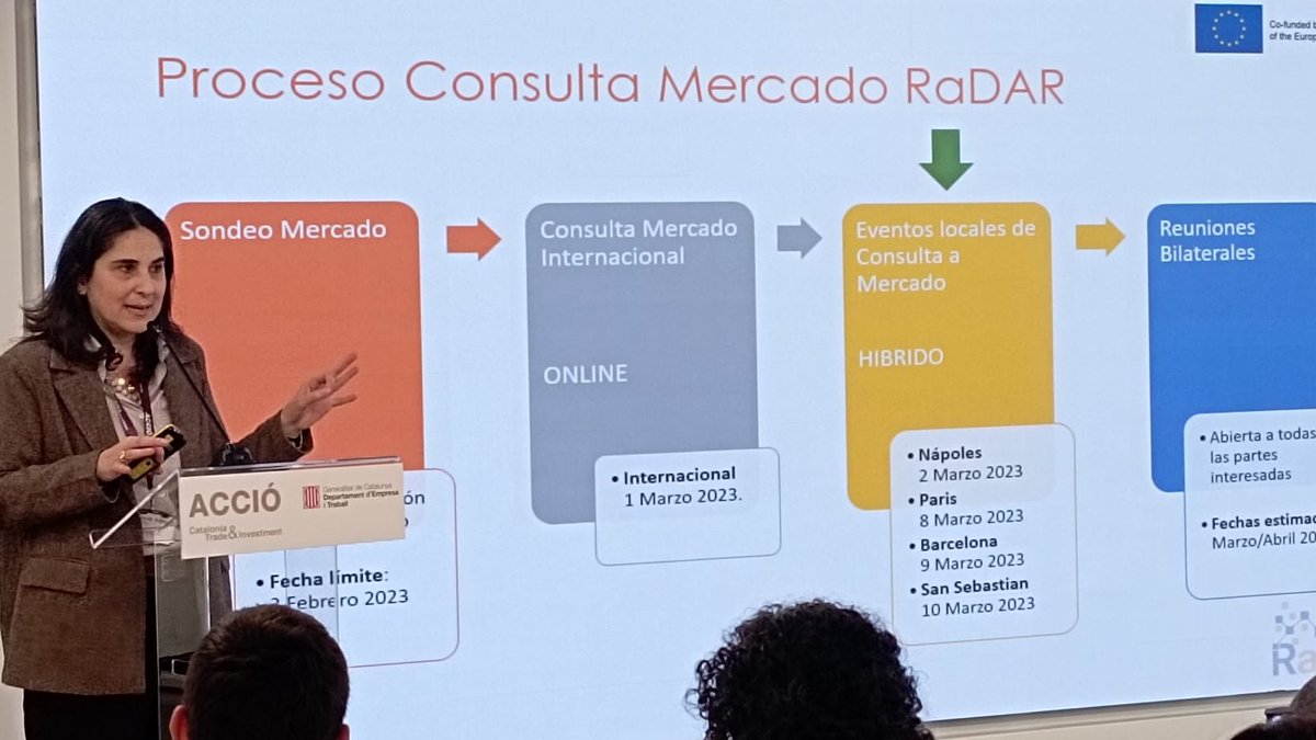 AQuAS (@aquascat) on Twitter photo Avui ha tingut lloc la jornada "Oportunitats en compra pública d'#innovació al sector #Salut" en què ha participat l'equip d'Innovació de l'#AQuAS amb Ramon Maspons <a href="/realessandrello/">Rossana Alessandrello</a> <a href="/ArrizabalagaIon/">Ion Arrizabalaga</a>. Hem parlat del projecte <a href="/RaDARPPI/">RaDAR</a> i de properes passes.
agenda.accio.gencat.cat/cercador/-/act… Avui ha tingut lloc la jornada "Oportunitats en compra pública d'#innovació al sector #Salut" en què ha participat l'equip d'Innovació de l'#AQuAS amb Ramon Maspons <a href="/realessandrello/">Rossana Alessandrello</a> <a href="/ArrizabalagaIon/">Ion Arrizabalaga</a>. Hem parlat del projecte <a href="/RaDARPPI/">RaDAR</a> i de properes passes.
agenda.accio.gencat.cat/cercador/-/act…