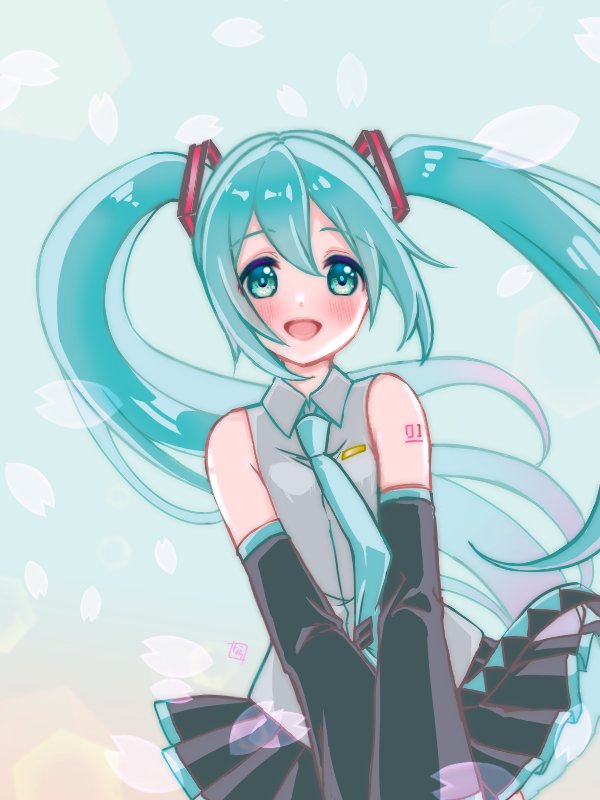 初音ミク 「3月9日は #ミクの日 #ミクの日2023 」|なみらのイラスト