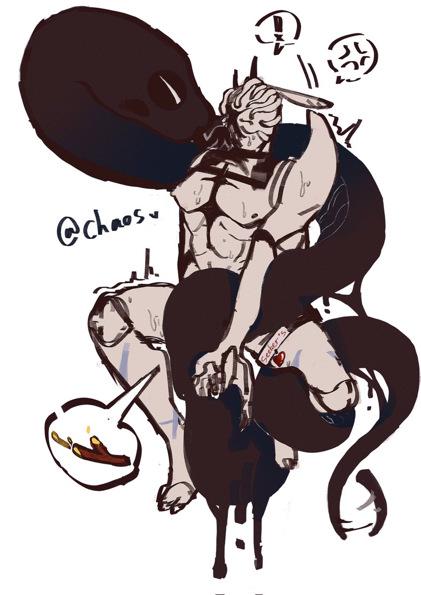 The_ChaosLord's tweet photo. Seeker可以变成蛇，这也是他最常用的一种姿态 https://t.co/SNfqXMb1vU