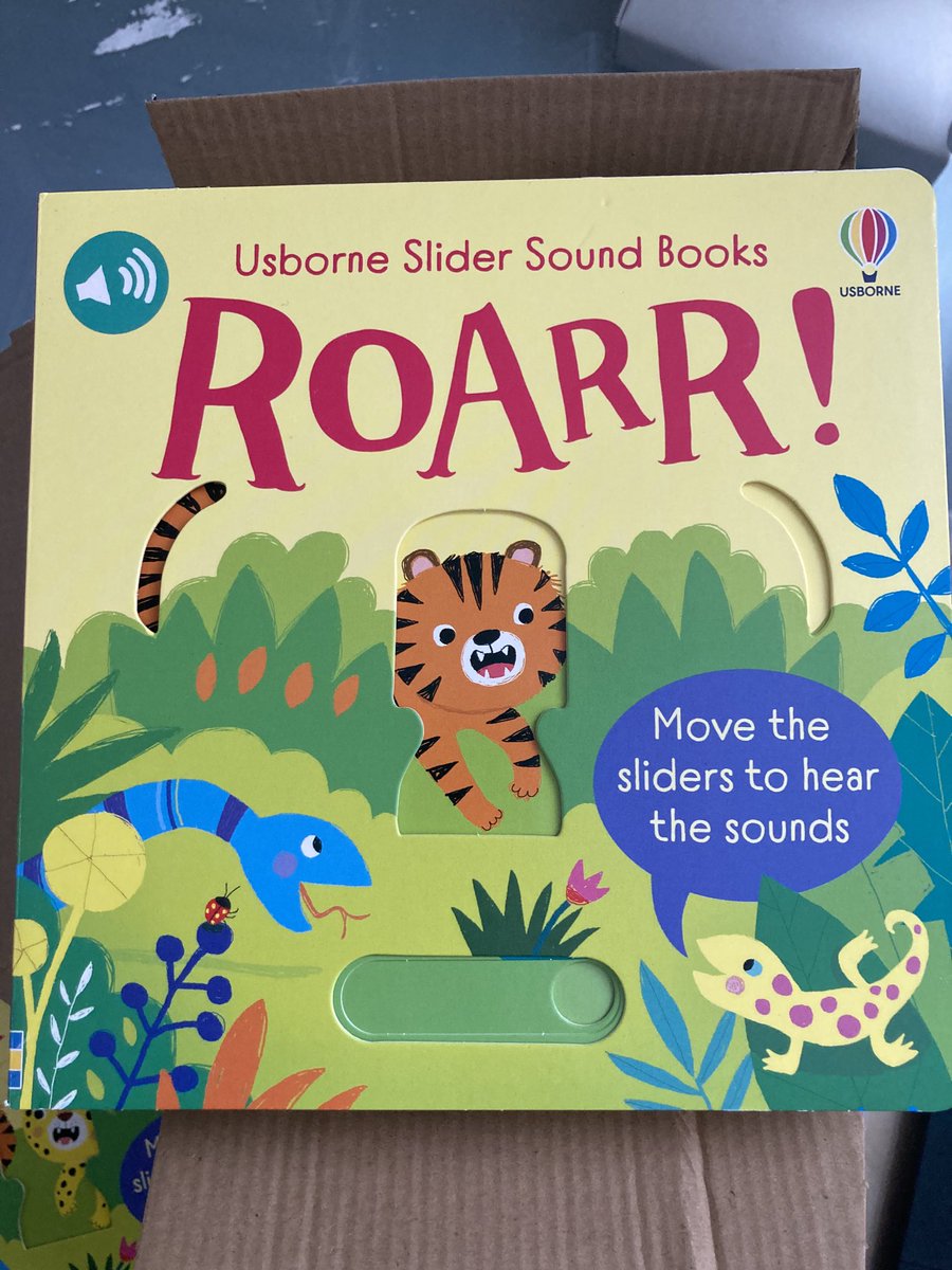 Exciting delivery in the post!Roarr! ⁦<a href="/Usborne/">Usborne Publishing</a>⁩ #childrensbookillustration #kidlitart #toddlerbooks #toddlerbookshelf #usbornebooks