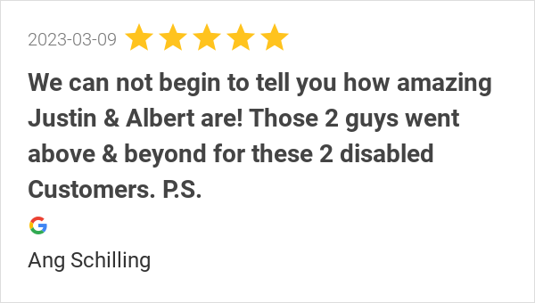 New 5.0-star Review: "We can not begin to tell you how amazing Justin &amp; Albert are! Those 2 guys went above &amp;...