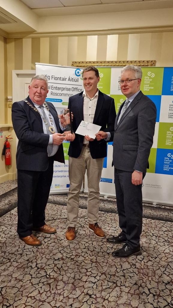 *ROSCOMMON COUNTY ENTERPRISE AWARDS*

The Innovation Award goes to Reap Interactive Ltd

#nationalenterpriseawards #localenterpriseweek