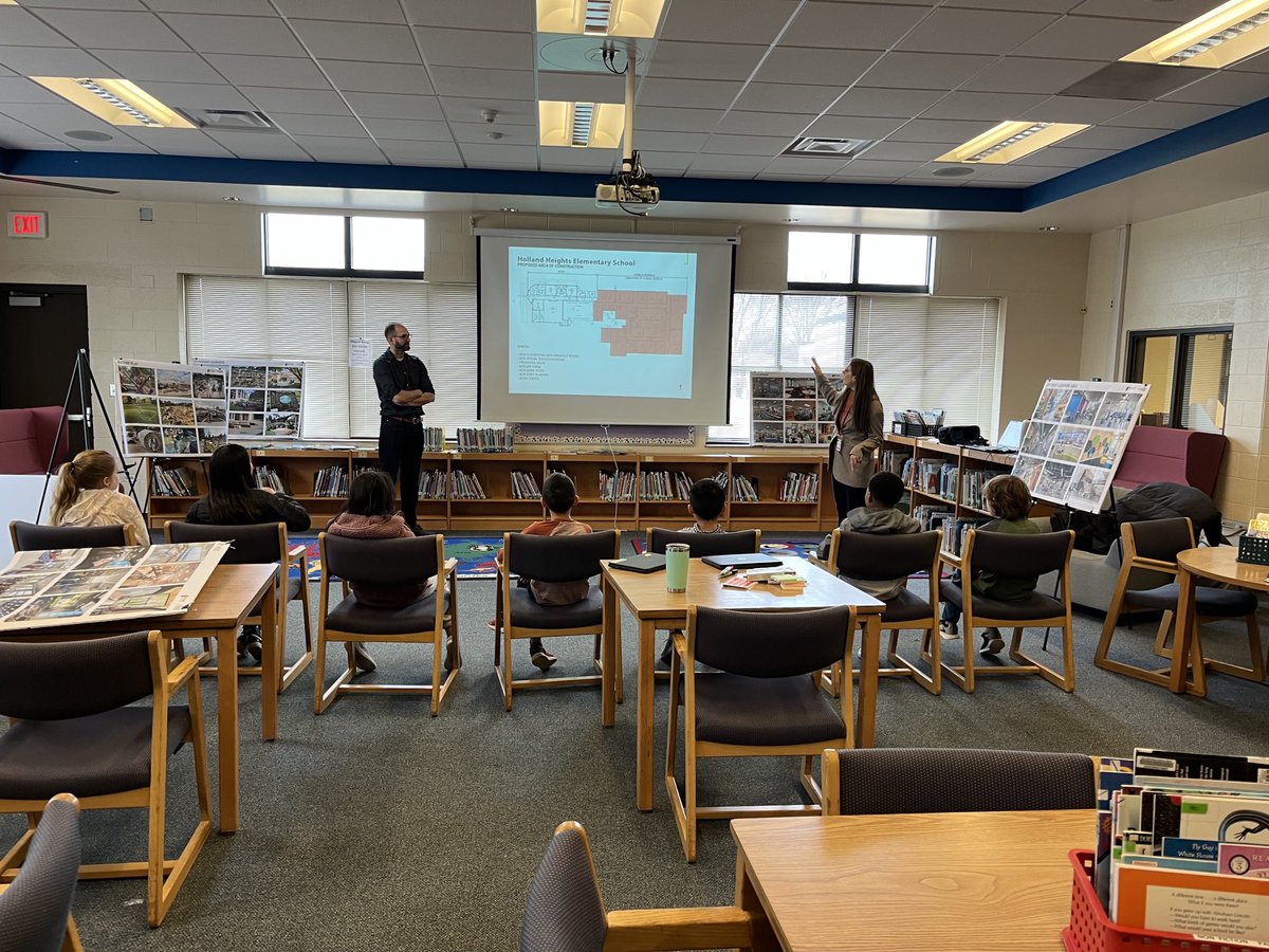 Holland Heights learners part of the design team for new construction starting on the summer of 2024. #leadership #studentvoice