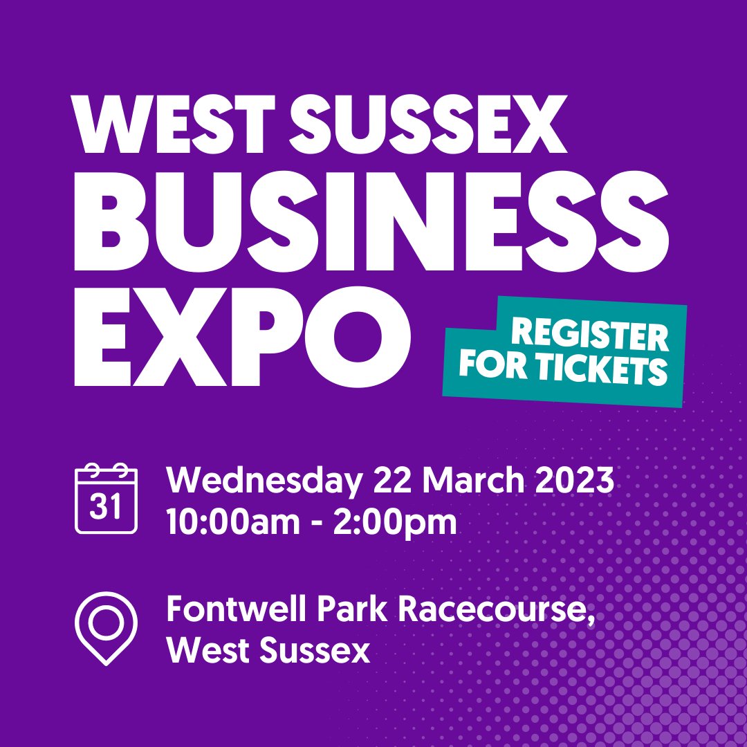 West Sussex Expo (@westsussexexpo) on Twitter photo Discover over 50 local businesses you can get to know, like and trust at the West Sussex Business Expo on 22nd March 2023. Tickets still available, so register today for FREE! b2bexpos.co.uk/event/west-sus… 🎫 #WestSussexExpo Discover over 50 local businesses you can get to know, like and trust at the West Sussex Business Expo on 22nd March 2023. Tickets still available, so register today for FREE! b2bexpos.co.uk/event/west-sus… 🎫 #WestSussexExpo