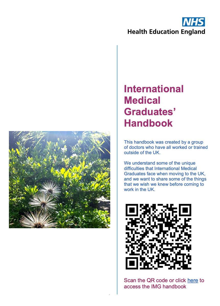 International Medical Graduates - your Yorkshire and Humber Deanery is here to support you! 

Check out the IMG handbook to ease your transition challenges bit.ly/3LiEEMq