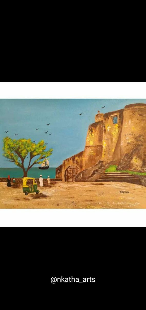 JayneStephany's tweet photo. Fort Jesus.
Acrylic on canvas 
14*19

#art #kenyanart #kenyanartist #acryliconcanvas #painting https://t.co/qkkrNinEIo