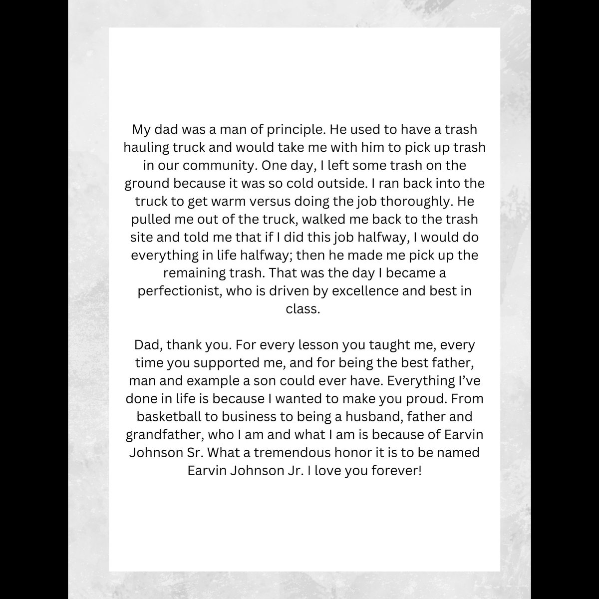 Earvin Magic Johnson tweet media