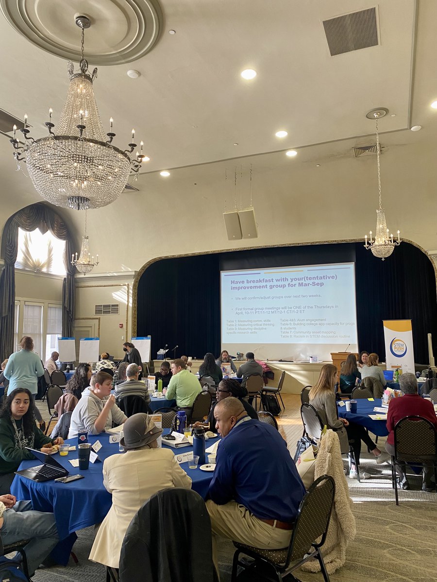 STEMPushNetwork's tweet image. Today is the last day of the #stempush2023 convening! Thank you to all of our pre-college STEM program partners for spending the past few days learning &amp;amp; sharing with us here in Pittsburgh! #STEMequity #STEMeducation