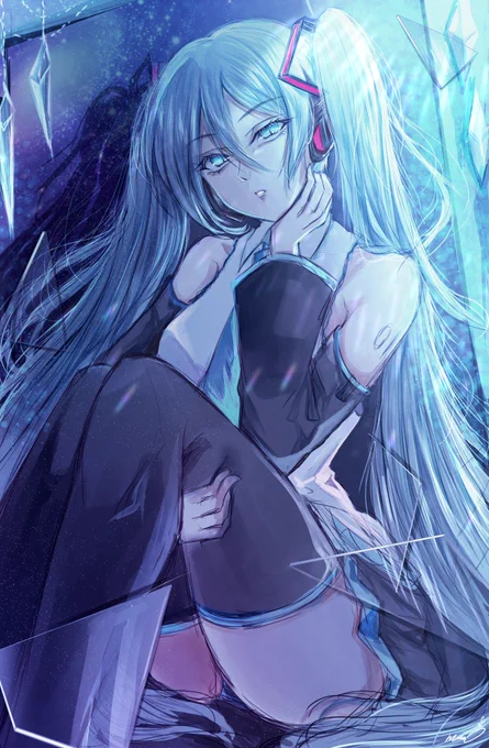 #ミクの日2023  #ミクの日#初音ミク殴り書きでごめんなさいミクちゃん 