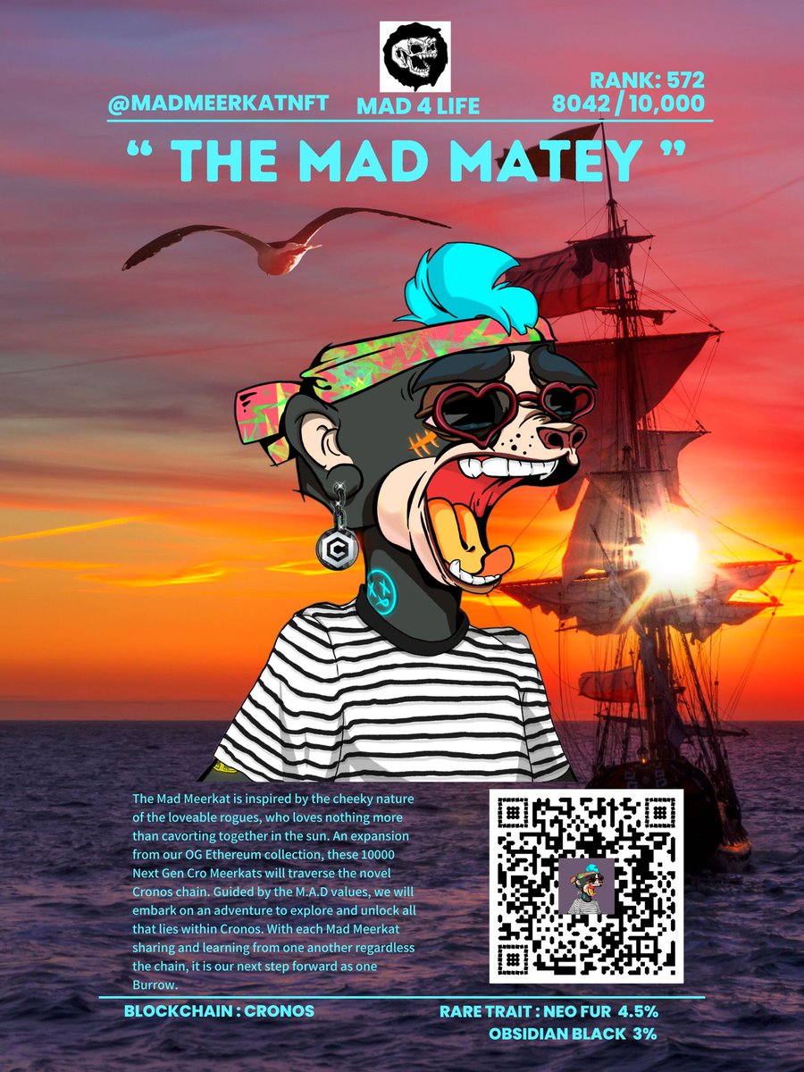 Another beauty by <a href="/croboi90/">Cro Boi ✌️☝️✌️</a> !
<a href="/MadMeerkatNFT/">Mad Meerkat Burrow | Mad Merge Live</a> <a href="/mad_canvas/">The Canvas</a> 
🤌🤌🤌